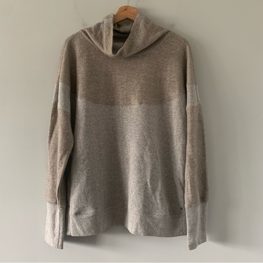 Prana Cozy Up Sweater Womens M Relaxed Fit Oversized Cozy Pullover Loungewear